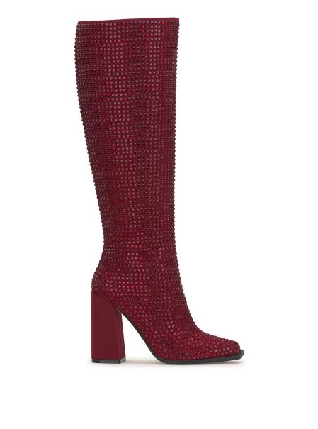 Boots & Booties Malbec Sparkle Lovelly Embellished Boot In Malbec Jessica Simpson Women Cost-Effective